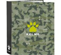 SAFTA CARPETA 4 ANILLAS 35MM LOMO ANCHO KELME "TRAVEL" - Carpeta Anillas Licencia Oficial - Diseño Exclusivo - Ideal para Uso Diario - Material Duradero - Compatible con Hojas A4