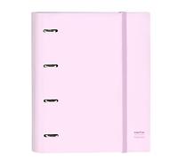 Safta Carpeta equipada DIN A4 4 anillas 30 mm Rosa