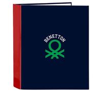 SAFTA CARPETA CARTON FOLIO 4ANILLAS LOMO ANCHO BENETTON TOGETHER BENETTON TOGETHER 6x27x33 Cms.