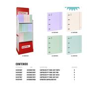 Safta Carpeta con recambio DIN A4 cuadro 5 mm polipropileno foam 4 anillas 35mm