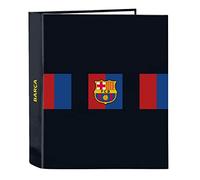 Safta Carpeta archivador F.C. Barcelona 1ª Equip. 22/23 Folio 4 anillas 40 mm Azul marino y granate