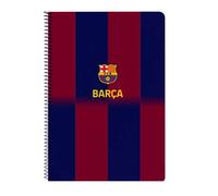Safta Cuaderno Espiral Folio 215x315 mm, Tapa Extradura, 80 Hojas 60g, Cuadrícula 4 mm - Cuaderno Cuadros