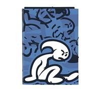 Safta Carpeta folio EL NIÑO Bahia 3 solapas, 26x36,5 cm, Azul