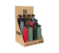 Safta Expositor de Botellas Metal 600ml Colores Oscuros