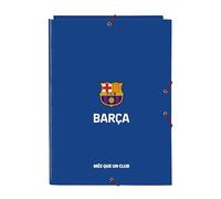 Safta Carpeta folio 3 solapas F.C. Barcelona 2ª Equipación - Anillas Licencia oficial A4