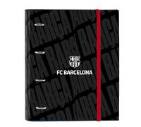 Safta Carpeta 4 anillas F.C. BARCELONA Black 2026 DIN-A4 30 mm 100 hojas