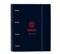 Safta Carpeta equipada F.C. BARCELONA Corporativa DIN A4 4 anillas 30 mm