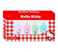 Safta HELLO KITTY - Set de 4 Rotuladores Fluorescentes, Regalo, Metálico, Plumier, Niño, 13.2x1.6x7.6 cm