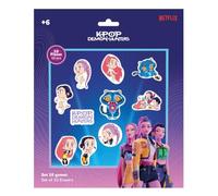 Safta K-POP DEMON HUNTERS CHIBI - Set de 10 Gomas de Borrar, Material Escolar, Estuche Niño, 25x30 cm