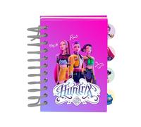 Safta K-POP Demon Hunters - STATIONERY - Bloc de Notas A7, Libreta, Cuadernos, Ideal para Niños en Edad Escolar, Cómodo y Versátil, Resistencia, 7.4x10.5 cm