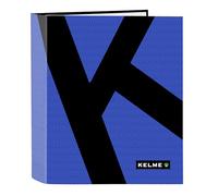 Safta Carpeta archivador KELME Royal Folio 4 anillas 40 mm Negro 27x6x33 cm