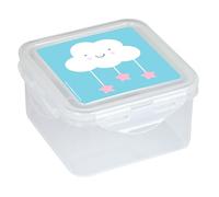 Safta M916 Preescolar Nube-Fiambrera, Portatodo, Porta Comida, Calidad y Máxima Resistencia, Recreo, 13x13x7.5, Color Azul Pastel, Unisex niños, Estándar