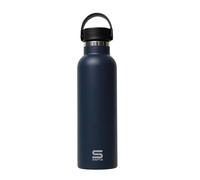 Safta MARINO - Botella Termo, Botella de Agua, Acero Inoxidable, Doble Aislamiento, Exteríor de Goma, 12h de Bebida Caliente y 24h de Bebida Fría, 7.3x25 cm, 600 ml