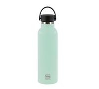 Safta MENTA - Botella Termo, Botella de Agua, Acero Inoxidable, Doble Aislamiento, Exteríor de Goma, 12h de Bebida Caliente y 24h de Bebida Fría, 7.3x25 cm, 600 ml