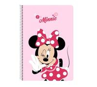 Safta MINNIE MOUSE NAIVE - Cuaderno 80 Hojas, Tapas Duras, Ideal para Niños de Diferentes Edades, Cómodo y Versátil, Calidad y Resistencia, 21.5x31 cm