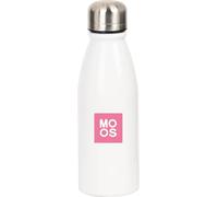 Safta MOOS PASSION - Botella Metálica Termo para Agua, Botella de Agua, Doble Aislamiento, Cómoda y Ligera, 500 ml, 6x24 cm