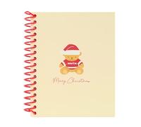 Safta OSITO BEIGE FELICES FIESTAS - Cuaderno 120 Hojas A6, Tapas Duras, Ideal para Niños de Diferentes Edades, Cómodo y Versátil, Calidad y Resistencia, 11.8x14.6 cm