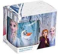 Safta | Taza Grande Frozen Believe, Cerámica con Asa, Capacidad 350 ml, Diseño Original con Elsa, Anna y Olaf, Presentación en Caja de Cartón, Medidas 11,7x8,7x10 cm
