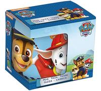 Safta | Taza Grande Paw Patrol Friendship, Cerámica con Asa, Capacidad 350 ml, Diseño Infantil Patrulla Canina con Chase y Marshall, Presentación en Caja de Cartón, Medidas 11,7x8,7x10 cm