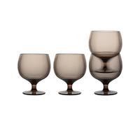 Sagaform Juego de 4 copas de vino Billi 35 cl Marrón