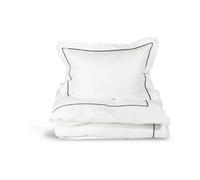 Sagaform Juego de funda nórdica Carl 150x210 cm Blanco