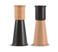 Sagaform Molinillo pequeño de sal y pimienta Gurken 2 piezas Negro-marrón