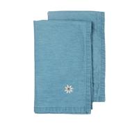 Sagaform Servilletas de tela Eden denim 45x45 cm 2-pack Azul