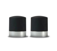 Sagaform Set de 2 tapones para vino y champagne Axel negro-plata