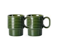 Sagaform Tazas de café Coffee & More. 2-pack Verde