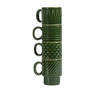 Sagaform Tazas espresso Coffee & More. 4-pack verde