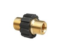SagaSave 1 adaptador de lavadora a presión M22 macho a M22 macho, enchufe rápido de latón, rosca interna de liberación rápida, manguera de liberación rápida, núcleo de enchufe de 14 mm