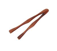 SagaSave 1 pinza de madera natural para alimentos, pinzas de cocina de madera de bambú duradero, respetuoso con el medio ambiente, apto para tostadas, ensaladas, barbacoas, cocinar, hornear, freír