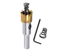 SagaSave 17 mm abridor de agujeros de alta velocidad brocas cortador de agujeros de metal, sierra de agujero de larga vida con llave Allen para metal madera acero inoxidable aluminio 1 unids