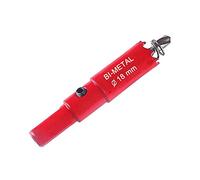 SagaSave 18 MM HSS - Sierra de agujero bimetálica con cortador de perforación de agujero de maíz, cortador de agujeros para acero inoxidable, metal, 0.7 pulgadas 1 pieza