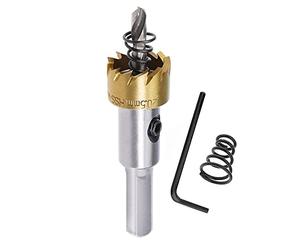 SagaSave 20.5 mm abridor de agujeros de alta velocidad brocas cortador de agujeros de metal, sierra de agujero de larga vida con llave Allen para metal madera acero inoxidable aluminio 1 unids