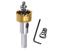 SagaSave 25 mm abridor de agujeros de alta velocidad brocas cortador de agujeros de metal, sierra de agujero de larga vida con llave Allen para metal madera acero inoxidable aluminio 1 unids