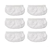 SageFurned 6 almohadillas de microfibra para fregona PAEU0282, fundas de tela reutilizables con tiras de fregado para la serie PowerFresh Mop