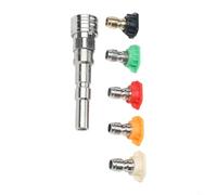 SageFurned Adaptador de alta presión de 1/4 pulgadas de acero inoxidable de repuesto para máquinas de limpieza Nilfisk KEW Set de accesorios
