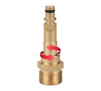 SageFurned Adaptador giratorio de 360 grados para Karcher K1 K2 K3 de alta presión, conector de rosca exterior de 22 mm, articulación giratoria de metal para flexible (B)