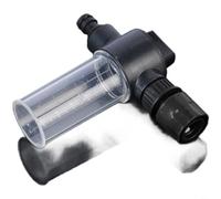 SageFurned Boquilla de espuma de alta presión para lavado de coches, manguera de jardín de acoplamiento rápido, accesorio ajustable para detergente y agua, resistente (B)