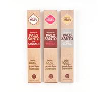 Sagrada Madre - Incienso 100% Natural de Palo Santo Copal Mirra y Sándalo Limpieza energética