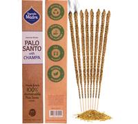 Sagrada Madre, Incienso Artesanal, Incienso Palo Santo con Champa, Ideal para Meditación y Mindfulness, 8 Varillas