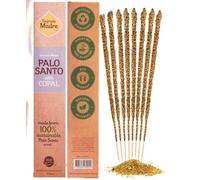 Sagrada Madre, Incienso Artesanal, Incienso Palo Santo con Copal, Ideal para Meditación y Mindfulness, 8 Varillas