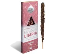 SAGRADA MADRE Incienso Artesano de Energía Limpia Mirra Canela Romero y Rosa | Purifica y Equilibra | 4 Varillas Extra Gruesas
