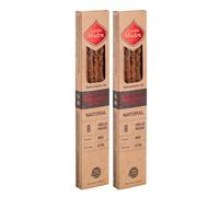 Sagrada Madre - Pack de 2: Incienso Natural de Sándalo (8 Varillas Gruesas de Duración Extra) | Sahumerio Artesano Ecológico y Vegano Hecho a Mano.