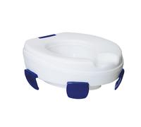 Sahag 580540 asiento de inodoro tapa dura de inodoro plástico azul, b