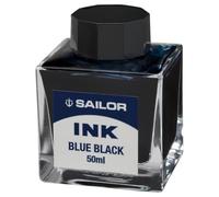 Sailor 13-1007-244 - Pluma estilográfica, tinta de botella de tinta, 50 ml, azul y negro