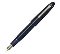 SAILOR Profit Casual L Pluma estilográfica con ribete dorado, punta fina ancha azul transparente (B), bolígrafo de escritura hecho en Japón 11-0820-640