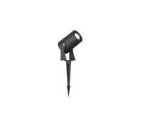 Sair XL - Foco LED redondo de 20 W IP65 negro 3000 K - Luz de jardín para plantas o setos h38cm - Beneito faure - Beneito & Faure
