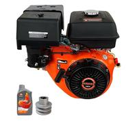 SAKAWA Motor Gasolina 4 Tiempos 390CC 13 CV + Aceite + Polea Motor 25mm